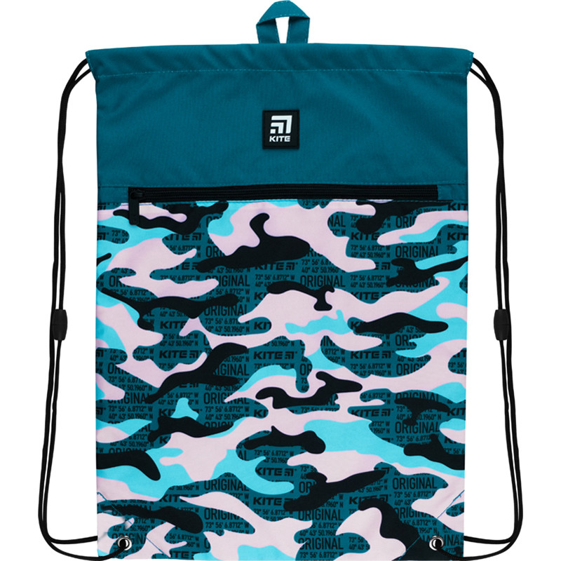 Сумка для взуття з кишенею Kite Education K22-601L-3 128 г 49x36 см принт