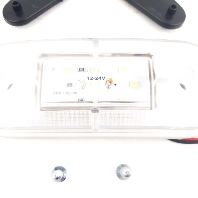 Габаритный фонарь универсальный (белый) 24V LED Unipoint TEMPEST (TP99-09-219) - фото 4 - id-p1621217232