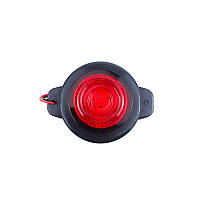 Габаритний ліхтар універсальний круглий (червоний) 24V 10 LED TEMPEST (TP02-55-100)