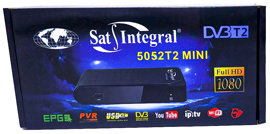 Т2 ресивер тюнер SatIntegral 5052T2 mini + интернет Только ОПТ. - фото 1 - id-p1621229893