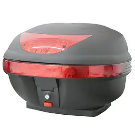 Кофр для мотоцикла чорний матовий HF-997 30 л.