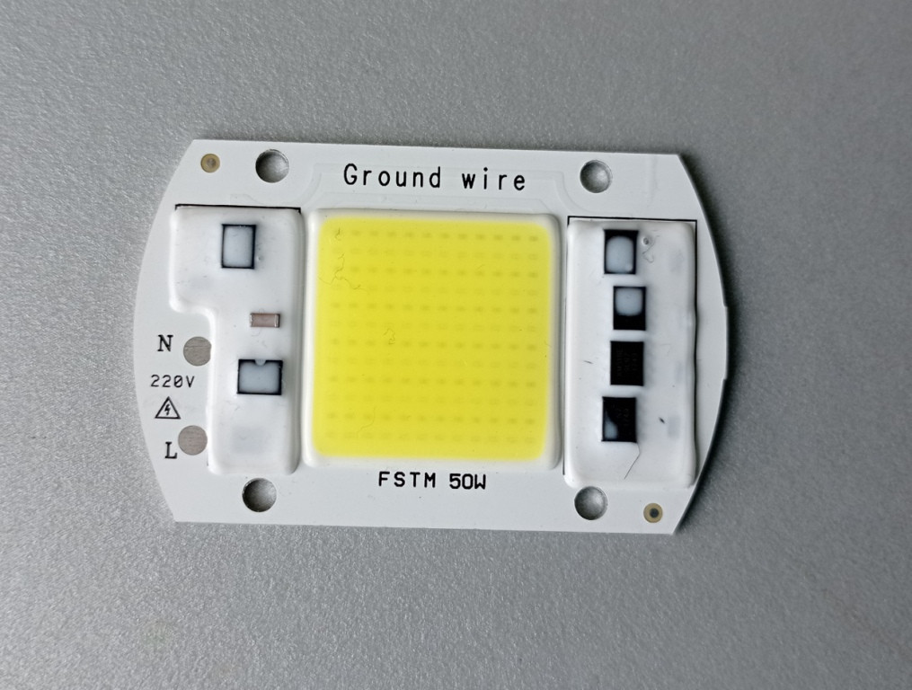 Купить Світлодіод 220В 50W Вт вбудований драйвер для прожекторів ламп ...