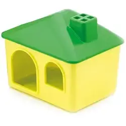 Будиночок для гризунів пластиковий ТМ Природа 13х10х7,5см