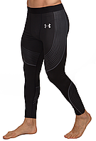 Леггинсы мужские спортивные черные M-XL / Компрессионные штаны мужские / Термобелье для мужчин