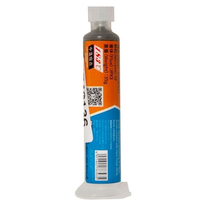 Паяльна паста XGZ40 [35г] 183°C (Mechanic, Sn63/Pb37)