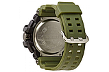Чоловічий наручний електронний годинник Skmei 1343 Black-Militari Wristband спортивний водостійкий кварцовий годинник, фото 5