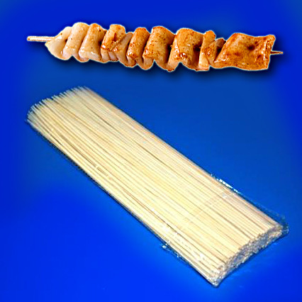 Палочки для шашлыка бамбуковые 30 см. 100 шт/ уп. - фото 1 - id-p20538079