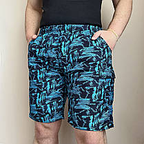 Шорти пляжні Бриджі чоловічі з накладною кишенею Розміри XL — 5XL, фото 2