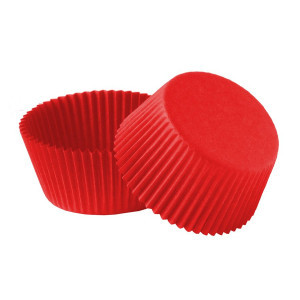 Паперова форма для кексів 140 (55х42,5) червона (100 шт)