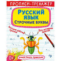 Прописи-тренажёр. Русский язык. Строчные буквы. 70053 Crystal Book