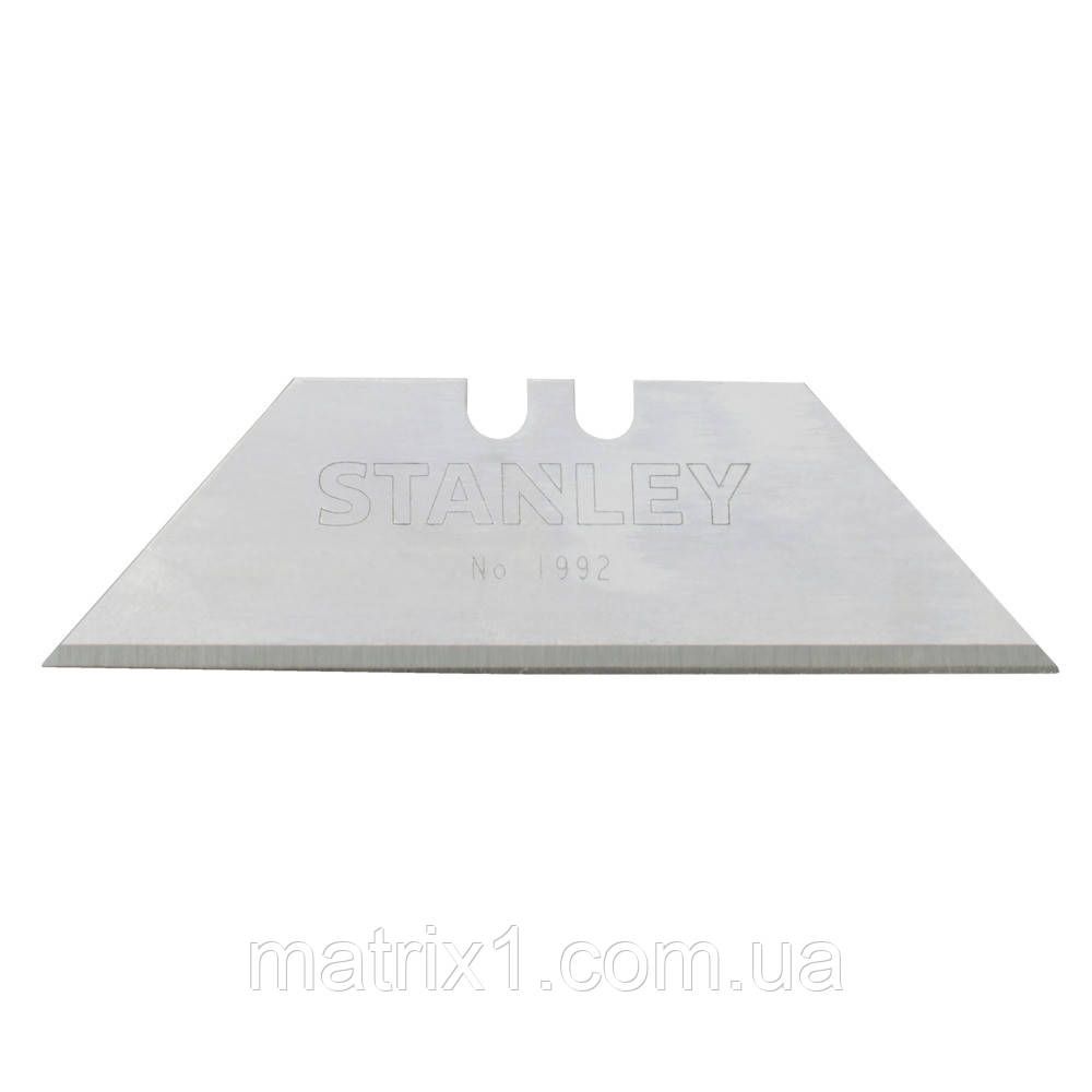 Лезо змінне трапецевидне STANLEY : M= 62 x 0,65 мм. 5 (Шт/Уп.)