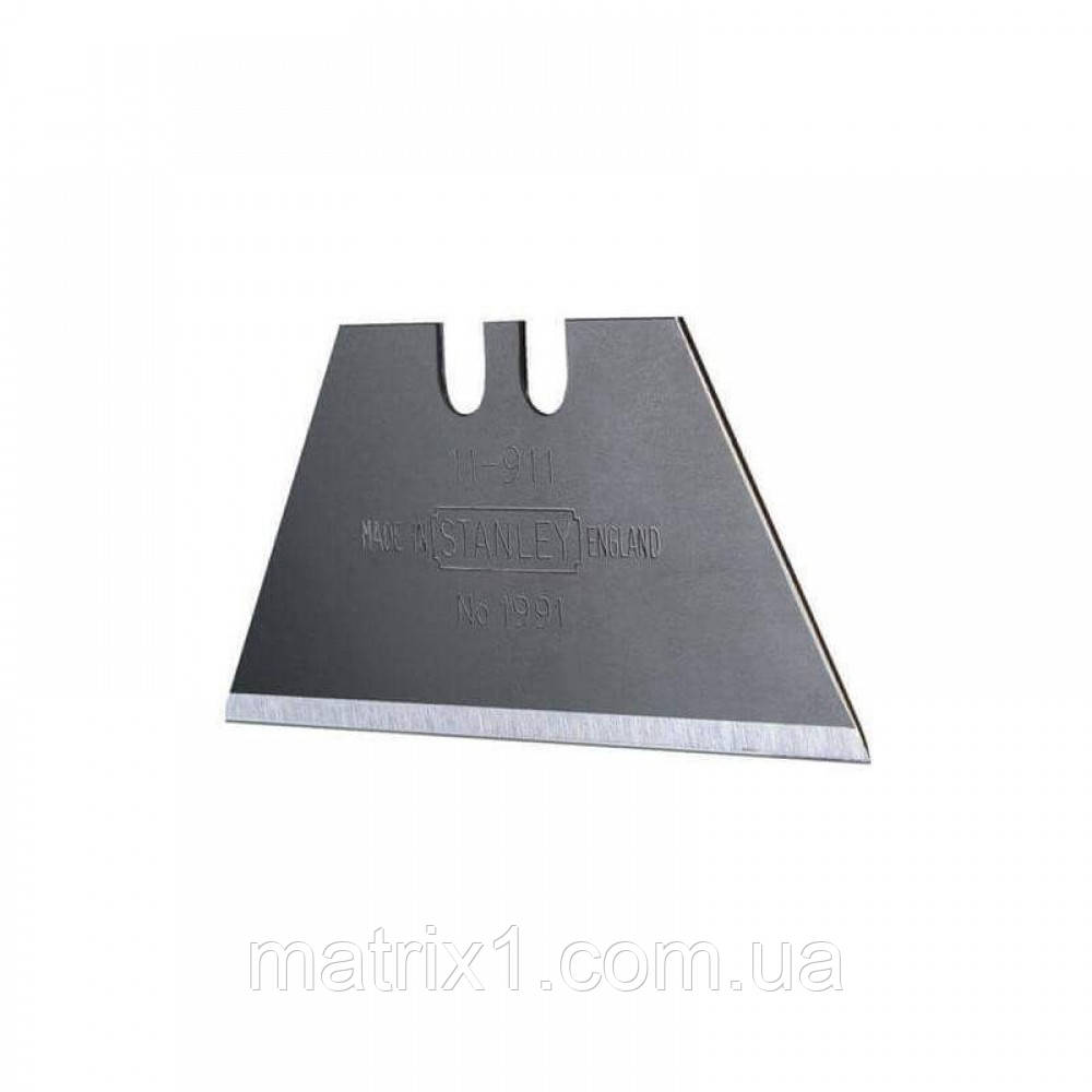 Лезо змінне трапецевидне STANLEY : M= 50 мм x 0,45 мм. 5 (Шт/Уп.)