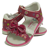 Босоножки сандали летняя обувь для девочки 6438 малиновые Том М р.21,22