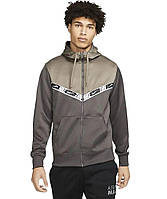 Толстовка Nike REPEAT PK FZ HOODIE серая DM4672-254