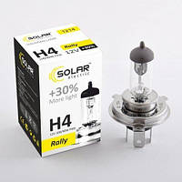 Галогенная лампа H4 SOLAR Starlight 12V 100/90W + 30% (1 шт.)