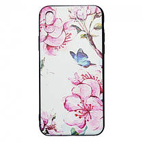 Чохол-панель для Apple iPhone X, Xs Alitek Метелик і квіти, фото 2