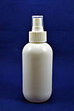 Флакон 200 мл з кнопковим розпилювачем. Прозорий, фото 3