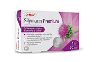 Dr.Max Silymarin Premium силимарин из экстракта расторопши, холин для здоровья печени 30 капсул