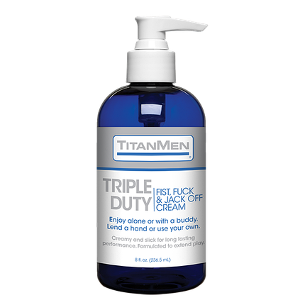Густа змащення для фістінга Doc Johnson TitanMen - Triple Duty (236 мл), фото 2