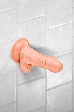 Фалоімітатор Real Body - Real Mike Flesh, TPE, діаметр 3,8см, фото 2