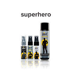 Стимулююча мастило на водній основі pjur Superhero glide 30 мл, з екстрактом гінкго білоба, фото 2