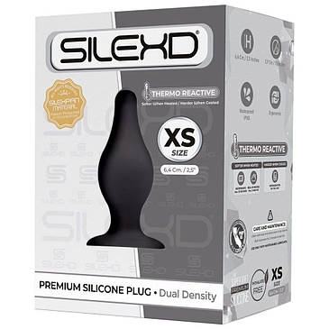 Анальна пробка SilexD (Model 2 size XS) двошаровий, силікон + Silexpan, діаметр 2,9см, фото 2