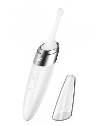 Вібратор для клітора Satisfyer Twirling Delight (White), фото 2