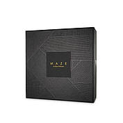 Наручники з повідцем Indiscrets MAZE - T-Restraints Black, екошкіра, подарункова упаковка, фото 2