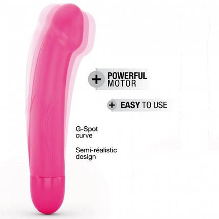 Вибратор Dorcel Real Vibration M Magenta 2.0, диам 3,7см, перезаряжаемый, для точки G, фото 2