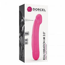 Вибратор Dorcel Real Vibration M Magenta 2.0, диам 3,7см, перезаряжаемый, для точки G, фото 3