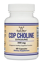 CDP Choline Double Wood, цитиколин с холином, 60 капсул
