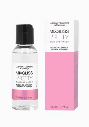 Лубрикант на силіконовій основі MixGliss PRETTY - FLEUR CERISIER (50 мл) з ароматом квіток вишні, фото 2