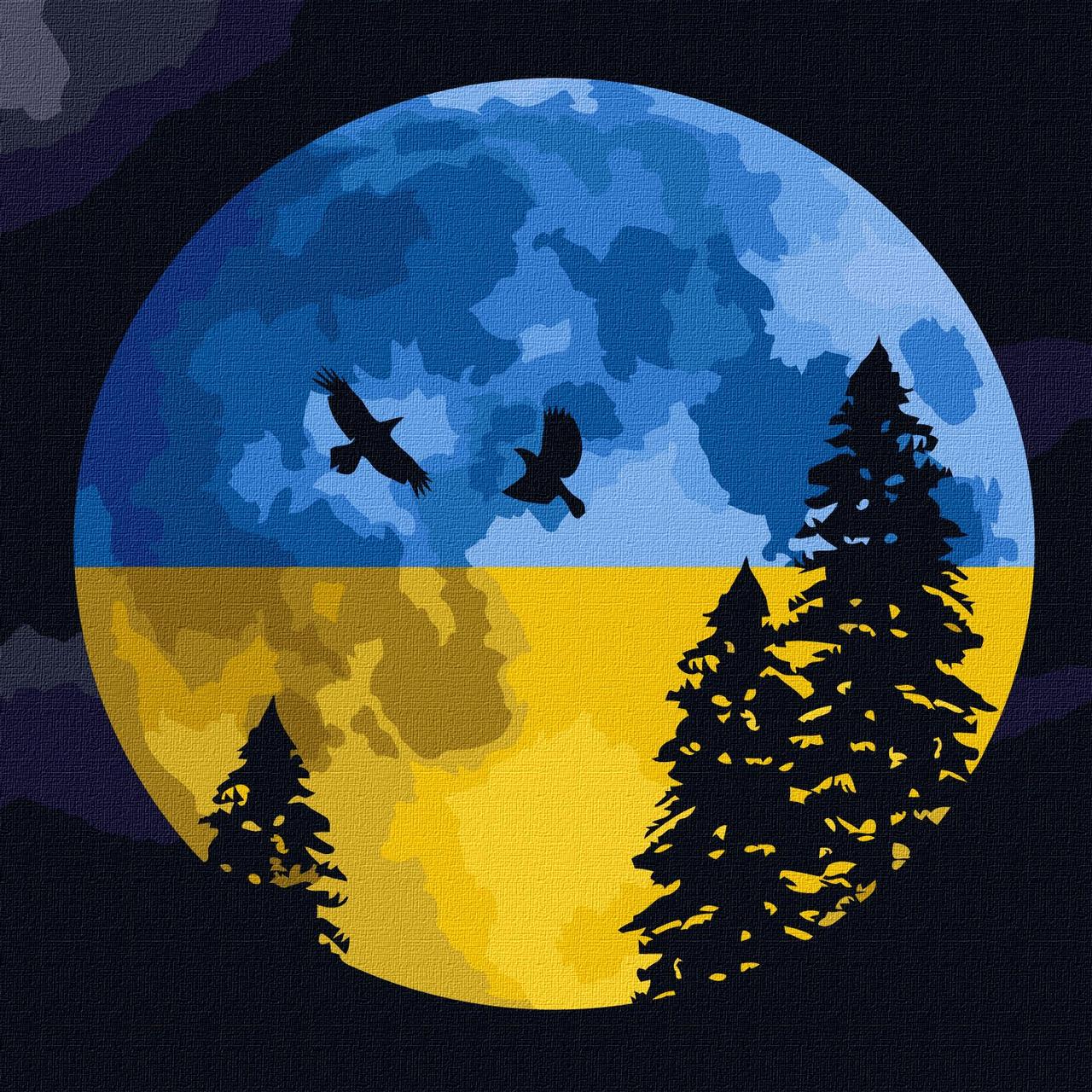 Картина по номерам. "Під вільним небом" KHO 5050 40*40 см pbn-p