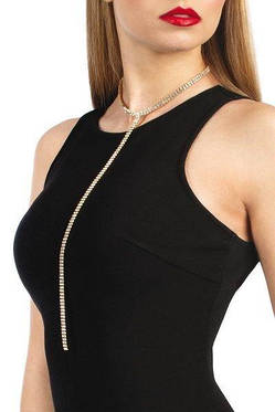 Кольє зі стразами Bijoux Pour Toi - Audrey Gold, фото 2