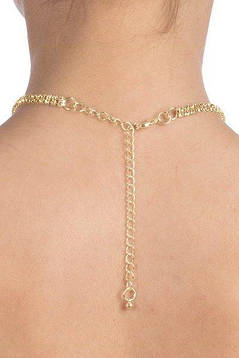 Кольє зі стразами Bijoux Pour Toi - Audrey Gold, фото 2
