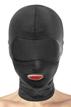 Капюшон для БДСМ з відкритим ротом Fetish Tentation Open Mouth Hood, фото 2