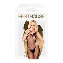 Бодістокінг на одне плече Penthouse - Fancy Dope Black XL, фото 2