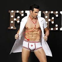 Чоловік еротичний костюм доктора "Дбайливий Генрі" S / M, фото 3