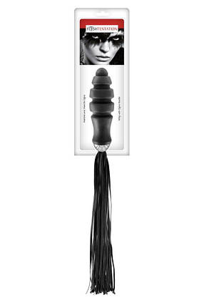 Флоггер з ручкою для проникнення Fetish Tentation Whip with Ogive Handle, фото 2