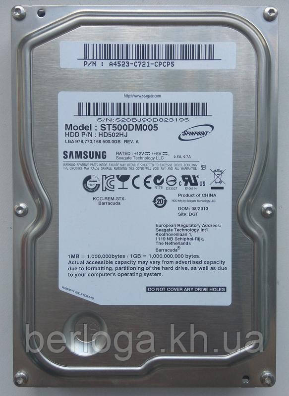 Жорсткий диск Samsung Desktop HDD 500 Гб