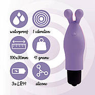 Вібратор на палець FeelzToys Magic Finger Vibrator Purple, фото 3
