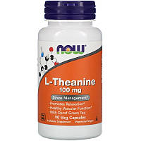 L-Теанин NOW Foods "L-Theanine" 100 мг (90 капсул)