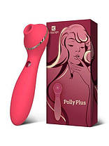 Вакуумний вібратор KisToy Polly Plus Red, фото 3