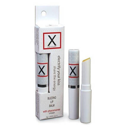 Стимулюючий бальзам для губ унісекс Sensuva - X on the Lips Original з феромонами, фото 2
