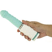 Розкішний вібратор-пульсатор з присоскою Pillow Talk - Feisty Thrusting Vibrator Teal, фото 3