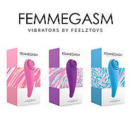 Пульсатор для клітора плюс вібратор FeelzToys - FemmeGasm Tapping & Tickling Vibrator Pink, фото 2