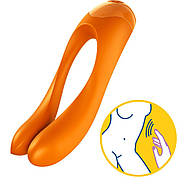 Вібратор на палець Satisfyer Candy Cane Orange, фото 3