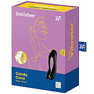 Вібратор на палець Satisfyer Candy Cane Black, фото 2