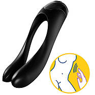 Вібратор на палець Satisfyer Candy Cane Black, фото 3