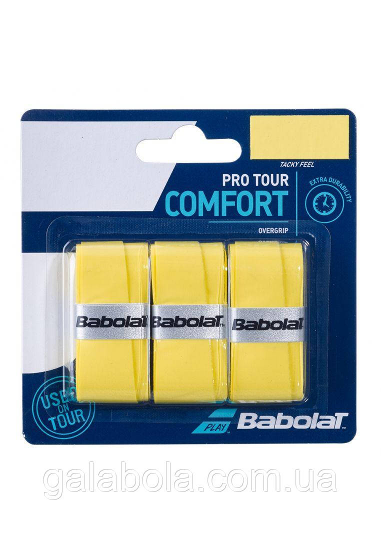 Намотування на ракетку Babolat Pro Tour X3 653037/105 (3 шт.) Жовта